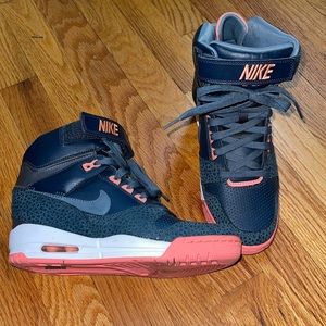 Nike high top wedge sneaker